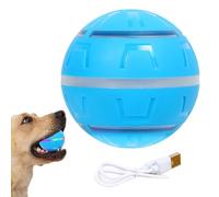 Gvblkq Interactive Dog Ball, Shake Pet Ball Interactive Toys, USB Rechargeable with LED Lights, Vibrating Indoor Games, Active Rolling Toy for Small, Medium & Large Breed Dogs, 3.15x3.15 in