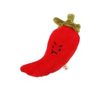 Gvblkq Jouet en peluche pour chien, jouet à mâcher végétal, jouet doux pour chien, jouet apaisant pour animal de compagnie, jouet à mâcher interactif, jouet pour chien en forme de nourriture, jouet