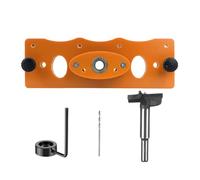 Gvblkq Kit de chevilles, goupille de centrage | Kit de menuiserie pour forets de cheville, kit de douilles, outil de guidage du bois, outil d'angle articulé de 35 mm pour un perçage d'angle précis des