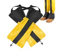 Gvblkq Leg Gaiters - Lightweight Waterproof Protection, Adjustable Snow Guard with Strong Underfoot Straps, High Density Tear Resistant Fabric, Ideal for Hiking Camping Farm Or Workplace Outdoors