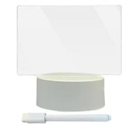 Gvblkq Light-up Memo Board, Creative Desk Lamp With Erasable Pen, Illuminated Message Board, Creative Led Night Light Note Board, Message Board With Pen For Birthday Decoration