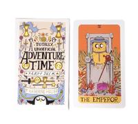 Gvblkq Lot de 78 cartes de tarot d'aventure avec livre de divination en anglais, outil de divination classique pour débutants, filles et lecture quotidienne de méditation