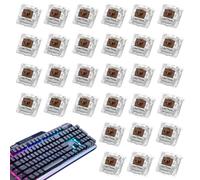 Gvblkq Mechanical Keyboard Switch - Hot Swap DIY Key Switch Replacement, 30PCS Cross Shaft Mechanical Switches with Smooth Tactile Travel, Sturdy PCB Mount for Custom Keyboards, Ideal for Modding