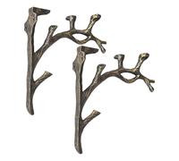 Gvblkq Mural de Branche, de Plateau Flottant 2 pièces, écoration Rustique esthétique, de capacité de Charge, Affichage de la Chambre de Cuisine du Salon, Accessoire de jardinière à m