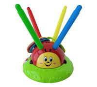 Gvblkq Musical Jump and Toss, 2 in 1 Ladybug Interactive Toy, Fun Kids Party Game for Indoor and Outdoor Play, Exciting Summer Activity for Toddler Boys Girls, 9.45 x 9.45 x 4.72 inches