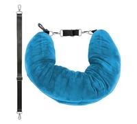 Gvblkq Oreiller de voyage, oreiller de voyage rembourré pour voyage, oreiller de voyage rembourré que vous remplissez avec des vêtements, se transforme en bagage de cabine avec des frais