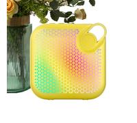 Gvblkq Portable Wireless Speaker, Compact Desktop Audio, RGB Light Wireless Speaker, Lightweight Travel, Beach, Shower, Party, Camping, Mini, Speakers, 10x10x5cm
