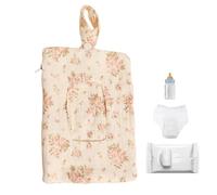 Gvblkq Porte-lingettes pour sac à langer | Organiseur portable rechargeable avec cordon - Distributeur de lingettes de voyage, pour voyage, salle de bain, chambre à coucher, chambre d'enfant, maison