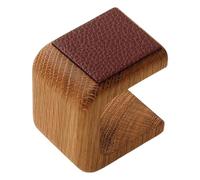 Gvblkq Présentoir de montre, tour de présentation de montre élégante, support de montre unique, support de montre fait à la main, support de montre en bois, support de montre en cuir massif, support