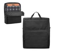 Gvblkq Sac de rangement pour panneau solaire - Étui de transport d'extérieur pour panneaux solaires | Tissu en nylon robuste avec bandoulière, fermetures éclair robustes pour un transport facile et