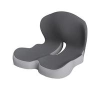 Gvblkq Seat Cushion with Lumbar Support - Ergonomic Memory Foam Set, Orthopedic Back Support Pillow for Desk Chairs and Car Seats, Contoured Design, Ideal for Long Commutes Or Workplace