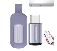 Gvblkq Small IR Adapter for Smartphone, Plug and Play Remote Controller for Home Appliances, Compatible Electronics Accessory for Classroom, Dormitory, Office, and Travel Use