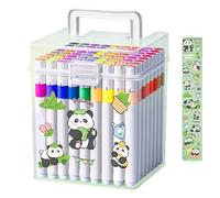 Gvblkq Stylos acryliques - marqueurs pour pour le plaisir artistique | Barreau de fibre avec fonction de fonctionnalité à encre sec rapide, flux lisse, parfait pour Pâques, œuvres d'art, éco
