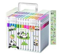 Gvblkq Stylos acryliques - marqueurs pour pour le plaisir artistique | Barreau de fibre avec fonction de fonctionnalité à encre sec rapide, flux lisse, parfait pour Pâques, œuvres d'art, éco