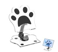 Gvblkq Support de téléphone mignon en acrylique, support de griffe de chat