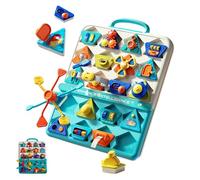 Gvblkq Tableaux Sensoriels | Jeux Éducatifs Interactifs d'apprentissage des Formes | Tableau d'Activités d'apprentissage Portable | pour Garçons Filles Maternelle Maison École Voiture Avion