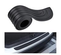 GVCIUSM Housse Protection Seuil Coffre pour Jeep Renegade 2015-2020 2021 2022 2023, Pare-Chocs ArrièRe RéSistant Aux Rayures ProtéGer Strip Accessoires,A Black