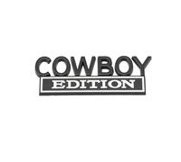 GVFKMNX Car Emblème Cowboy Edition Autocollant,pour Auto SUV Camion Moto Camping Car Badge Imperméable Décalcomanies Extérieurs Personnalisé Tuning décoratifs Accessoires,D