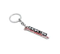 GVFKMNX Porte-clés de Voiture Métal,pour Honda HKS Portable Multifonction Esthétique Durable Porte-clés de Voiture Accessoires,Silver