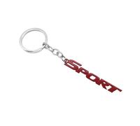 GVFKMNX Porte-clés de Voiture Métal,pour Sport Toyota BMW Ford Honda VW Audi Lada Portable Multifonction Esthétique Durable Porte-clés de Voiture Accessoires,Red