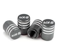 GVFNFE 4 Pièces Voiture Capuchon de Valve pour Mazda MX-5 Résistant à la Corrosion Bouchon de Valve Voiture Accessoires,D