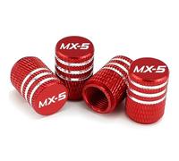 GVFNFE 4 Pièces Voiture Capuchon de Valve pour Mazda MX-5 Résistant à la Corrosion Bouchon de Valve Voiture Accessoires,B