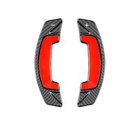 GVGFBTBNLA levier au volant d'une voiture Pour Evoque, Jaguar E-PACE, XEL, XFL Et Velar Palettes De Changement Vitesse Au Volant En Carbone (Q)