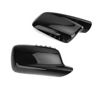 GVGFKPKZAY Paire De Coques De Rétroviseurs pour B&MW Série 7 E65 E66 2001-2008 E67 2002-2008 E46 Coupé Coque de rétroviseur(Glossy Black)
