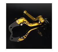 GVGFKPKZAY Pour Triumph Scrambler 900 2023 2024 2025 Leviers De Frein Et D'embrayage Moto Réglables Levier d'embrayage et levier de frein(Golden 177mm)
