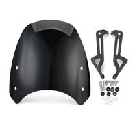 GVGFKPKZAY pour Triumph Street Twin 900 2019 2020 2021 2022 Pare-Brise De Moto, Carénage De Phare, Déflecteur Extension de Bulle Moto(Smoke)