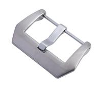GVGMTAEAVZ Boucle ardillon 22/26 mm en Acier Titane et Argent Mat, Compatible for Les Bracelets de Montre for Panerai en Cuir et Caoutchouc, Fermoir métallique, Accessoires Fermoir de Montre(22mm)