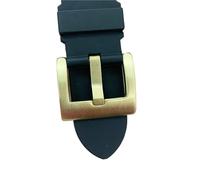 GVGMTAEAVZ Boucle carrée en Bronze Massif for Montres en Cuir véritable et Caoutchouc, Fermoir brossé, 18, 20, 22, 24, 26 mm, for Barrettes for Ressort Fermoir de Montre(18mm)