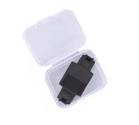 GVGMTAEAVZ Boucle Papillon for Double clic 16 mm 18 mm for dégagement Rapide, extrémité Plate, Sangle Universelle CTS, Fermoir de Montre(Black Buckle 18mm)