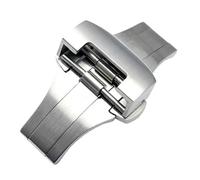 GVGMTAEAVZ Boucle Papillon for Montre for Panerai série 1950, Fermoir 20 mm 22 mm, Bouton Poli Mat, Acier Inoxydable Fermoir de Montre(Polished Silver,20mm)
