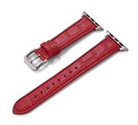 GVGMTAEAVZ Bracelet de Montre en Cuir de, Compatible for Les Bracelets de 46 mm, 42 mm, 45 mm, 41 mm, 38 mm, 40 mm, 49 mm Fermoir de Montre(Rosso,42-44-45-49-S10 46mm)