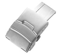GVGMTAEAVZ Bracelet de Montre for Fermoir Plongeur en Acier Inoxydable 304L, 18 mm, 20 mm, 22 mm, 24 mm, Boucle moulée Solide, Compatible for Seiko for Citizen Fermoir de Montre(Silver,24mm)