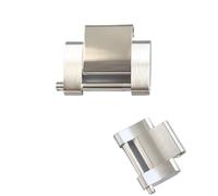GVGMTAEAVZ Bracelet de Montre RLX 15,5 mm en Acier Inoxydable, Argent et Or, SUB GMT, Oyster Jubilee, Extension Compatible for RLX 116610, 116710, 126610, 126500 Fermoir de Montre(A)