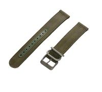 GVGMTAEAVZ Bracelets de Montre en Toile for dégagement Rapide for Fermoir en Titane, Bracelet étanche en Cuir Nylon, Bracelet for Boucle en Titane for Homme Fermoir de Montre(T2566M-Strap-GRN)