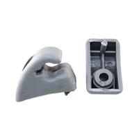 GVGMTAEAVZ Clips de fixation en plastique for pare-soleil voiture, boucle grise, adaptés for Chery Karry QQ6 et QQ3 Fixations automobiles(4PCS-R65)