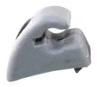 GVGMTAEAVZ Clips de fixation en plastique for pare-soleil voiture, boucle grise, adaptés for Chery Karry QQ6 et QQ3 Fixations automobiles(1PCS-R65)