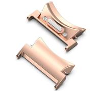 GVGMTAEAVZ Connecteur for Montage Rapide for Samsung Galaxy Watch 6 5 4 40 mm 44 mm, Compatible for Galaxy Watch 6 Classic 42 46 43 47 mm, 2 adaptateurs en Acier Inoxydable Fermoir de Montre(RG,20mm)