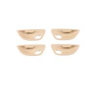 GVGMTAEAVZ Couvercle de poignée de porte intérieure de voiture, compatible for BMW Série 5 F10 F11 520i 523i 525i Poignée de porte intérieure(Beige 4PCS)