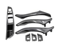 GVGMTAEAVZ Ensemble de 7 poignées de porte intérieures en fibre de carbone for BMW Série 5 F10 F11 520i 523i 525i 528i 530i 535i Poignée de porte intérieure(LHD Assembly Set)