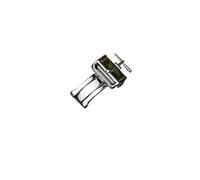 GVGMTAEAVZ Fermoir déployant 17 mm, Convient for la Boucle déployante for Her-Mes, Fermoir en Acier Inoxydable Poli, Boucle argentée Fermoir de Montre