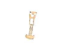 GVGMTAEAVZ Fermoir déployant en Acier Inoxydable 316L for Omega 16 mm, 18 mm, 20 mm, Argent, Rose, doré, Noir Fermoir de Montre(Rose Gold Style 2,20mm)