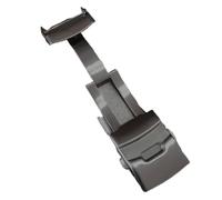 GVGMTAEAVZ Fermoir Plongeur for Bouton-Poussoir en Acier Inoxydable 304L, 18, 20, 22, 24 mm, Boucle déployante Solide for Bracelet de Montre Fermoir de Montre(Noir,22mm)