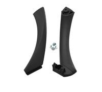 GVGMTAEAVZ Garniture de poignée porte intérieure avant gauche droite, noir et beige, for BMW Série 3 E90 E91 316 318 320 325 328i 2005-2012 Poignée de porte intérieure(Handle Kit black L)