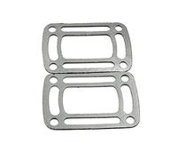 GVGMTAEAVZ Joint de Base de Colle de coude d'échappement 2X 3850496 3863191 Compatible for OMC Compatible for Volvo Compatible for Penta Joint d'échappement Automobile