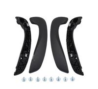 GVGMTAEAVZ Kit de poignée de porte intérieure avant gauche droite for Renault Megane 3 MK3 Fluence 2008-2016 809540001R 809600007R Poignée de porte intérieure(Black 4PCS)