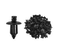 GVGMTAEAVZ Kit de réparation for pare-chocs et garde-boue voiture : rivets fixation universels (8 mm, 7, 6 mm) en plastique, assortiment 8 Fixations automobiles(100Pcs A73-8mm)